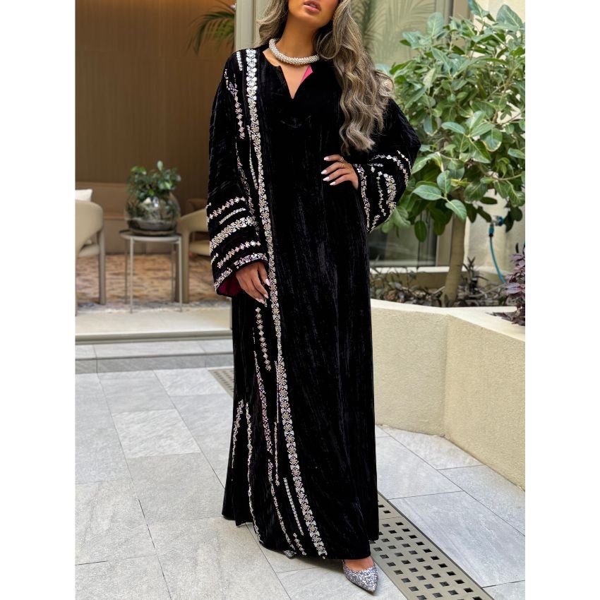 #AB-1404-05 #abaticollections #abatiboutique #abatiabaya #abayaabati #abatikuwait #abatiqatar #abatisaudi #abatiriyadh #abatidoha #dohaabati #dubaiabati #abudhabiabati #musactabati