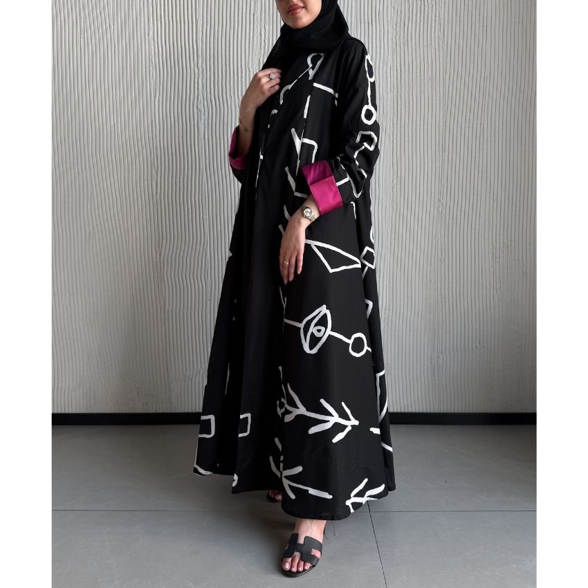 #AB-1296-00-black- #abaticollections #abatiboutique #abatiabaya #abayaabati #abatikuwait #abatiqatar #abatisaudi #abatiriyadh #abatidoha #dohaabati #dubaiabati #abudhabiabati #musactabati